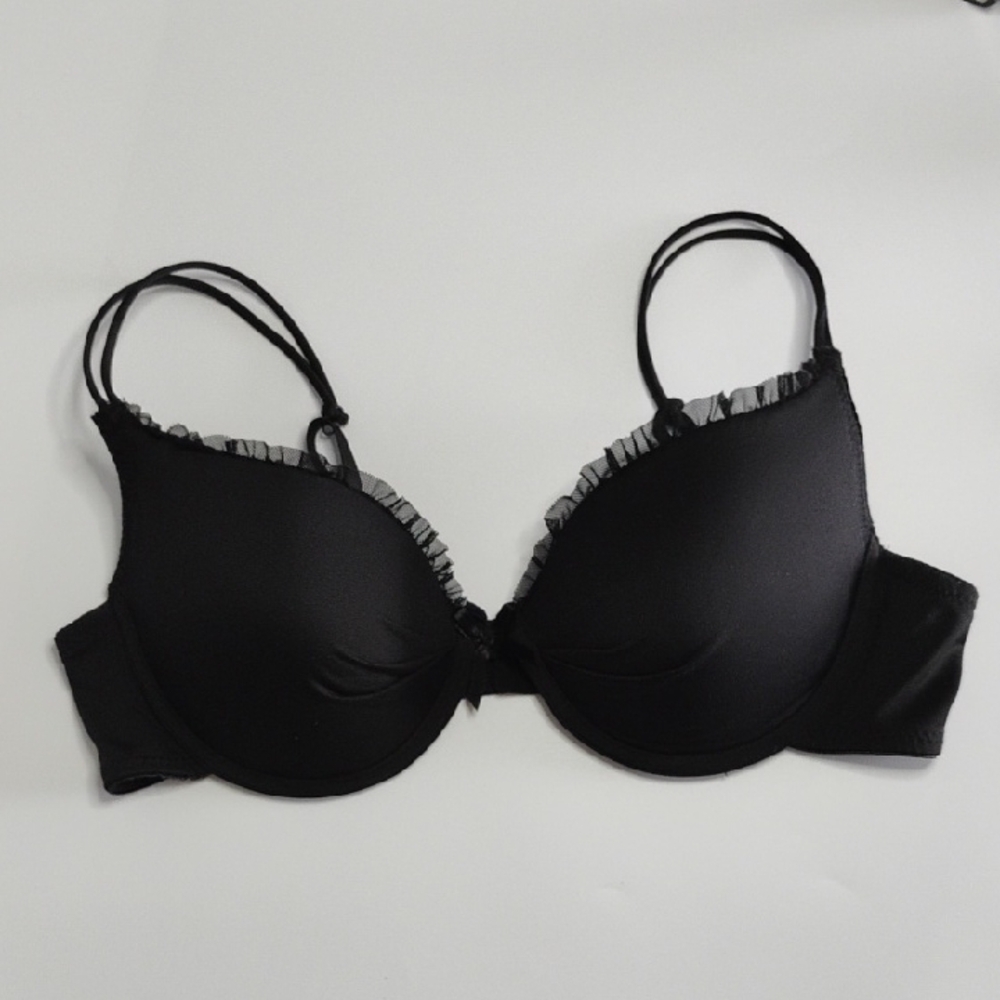 Tarea by Rue21 Black Underwire Bra Intimates Size 38C Push Up Casual Loungewear